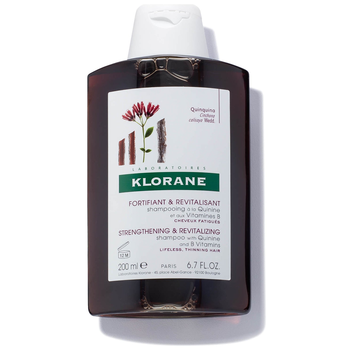 KLORANE Quinine B6 Shampoo 6.7oz