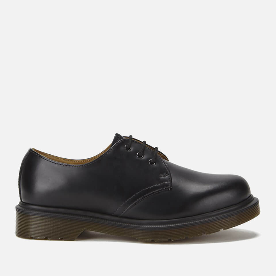 Dr. Martens 1461 PW Smooth Leather 3-Eye Shoes - Black - Free UK ...