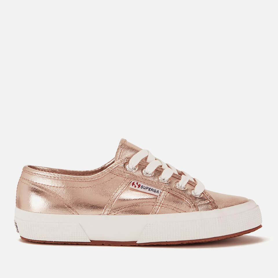 superga rose gold trainers