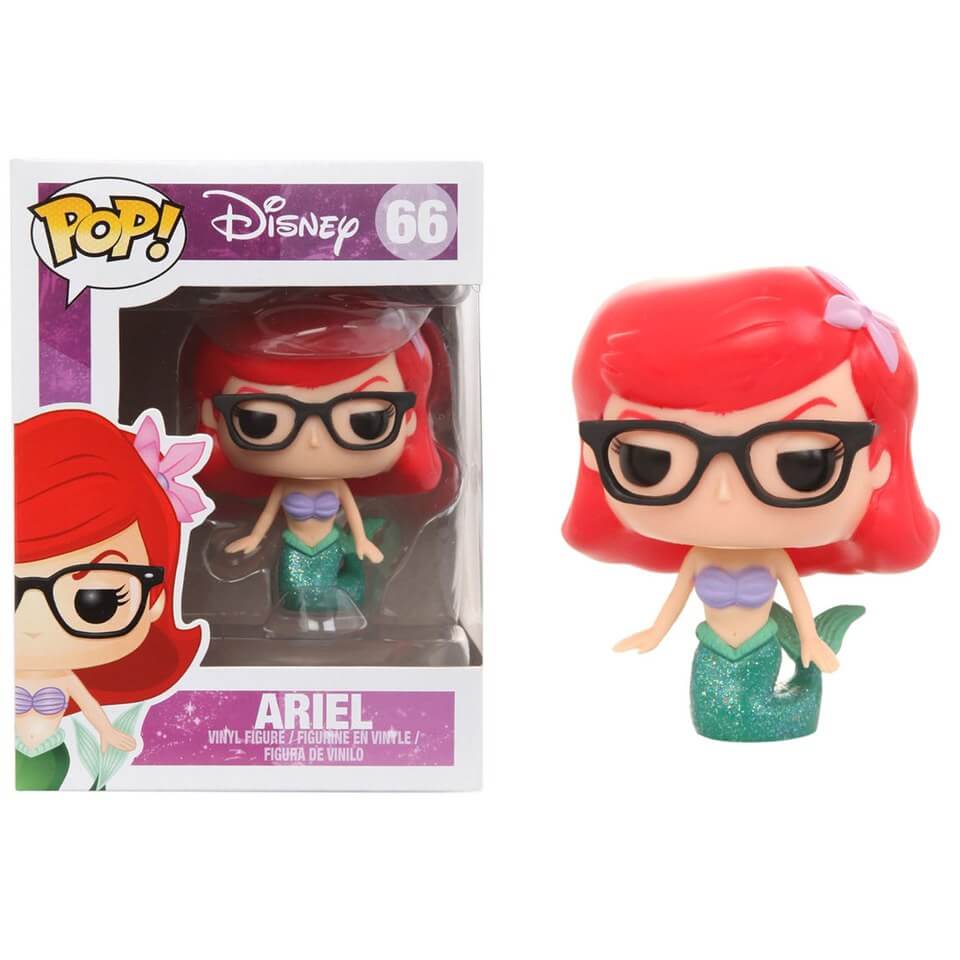 Disney The Little Mermaid Ariel Nerd Hipster Pop Vinyl Figure