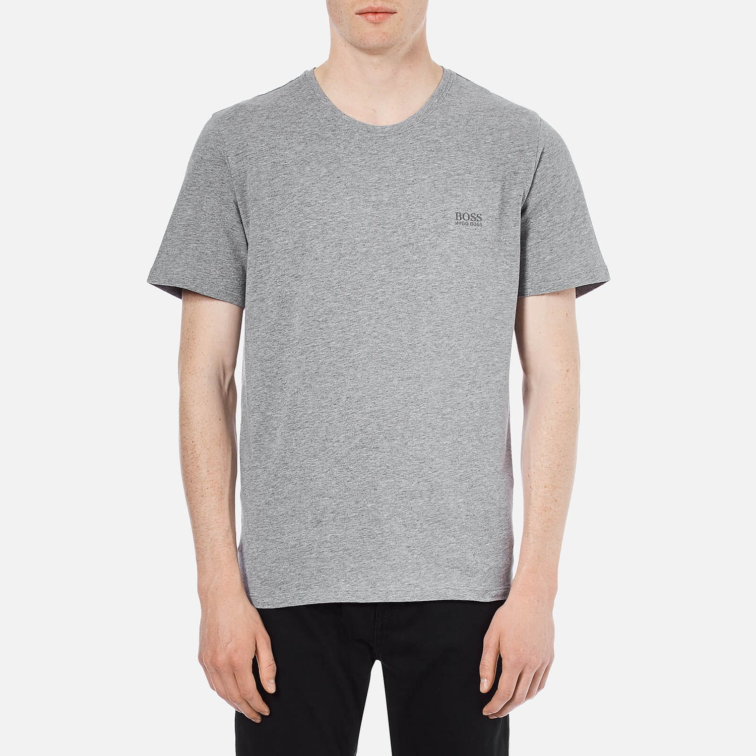 BOSS Hugo Boss Men's Crew Neck Small Logo T-Shirt Grey Buy