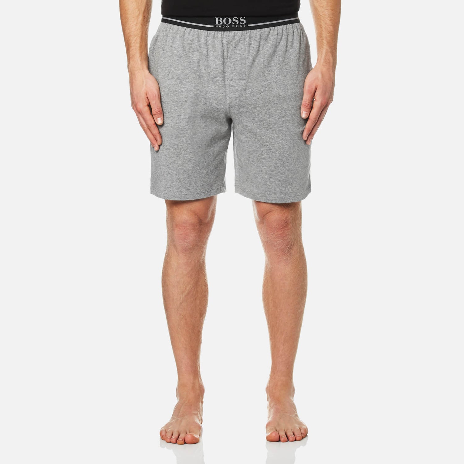 BOSS Hugo Boss Men s Cotton Lounge Shorts Grey Buy Online