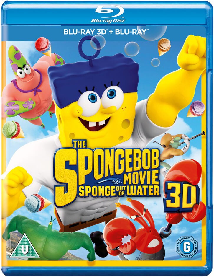 The Spongebob Movie: Sponge Out of Water 3D Blu-ray Zavvi US