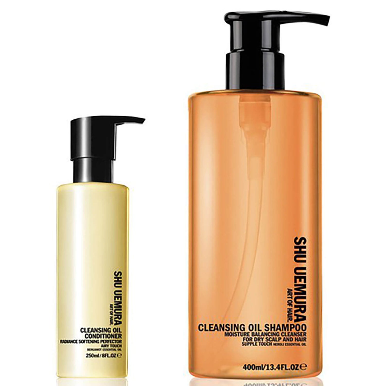 Shu Uemura Art of Hair Cleansing Oil Shampoo for Dry Scalp (400ml) and Conditioner (250ml)