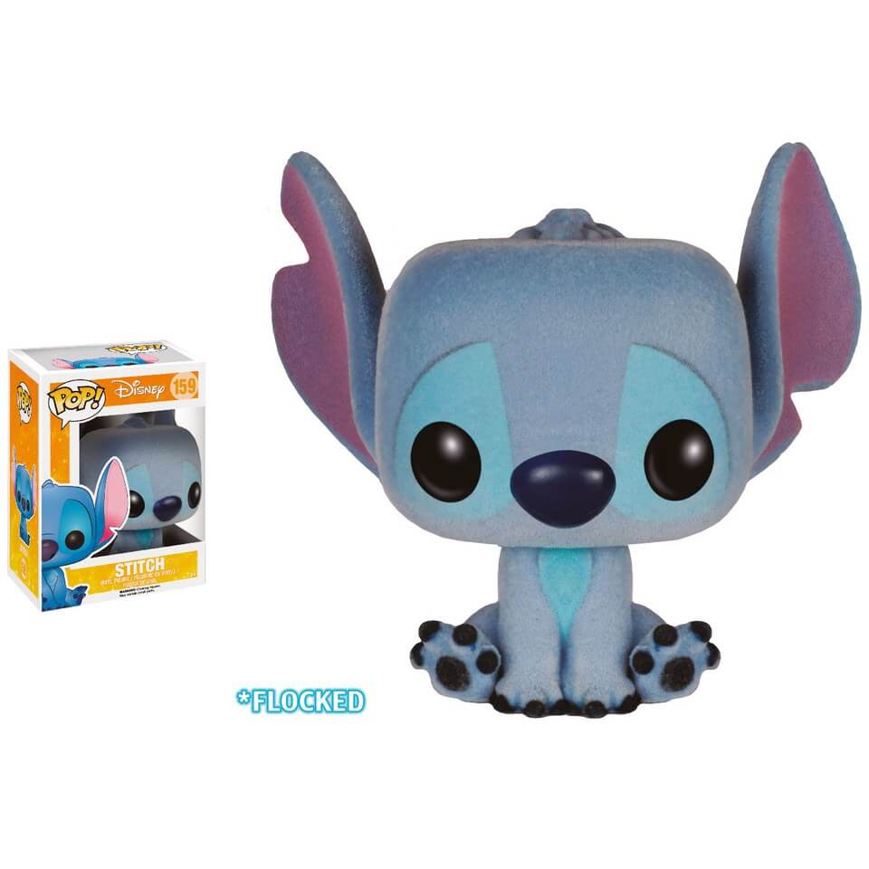 Disney Flocked Seated Stitch Limited Edition Pop! Vinyl Figure