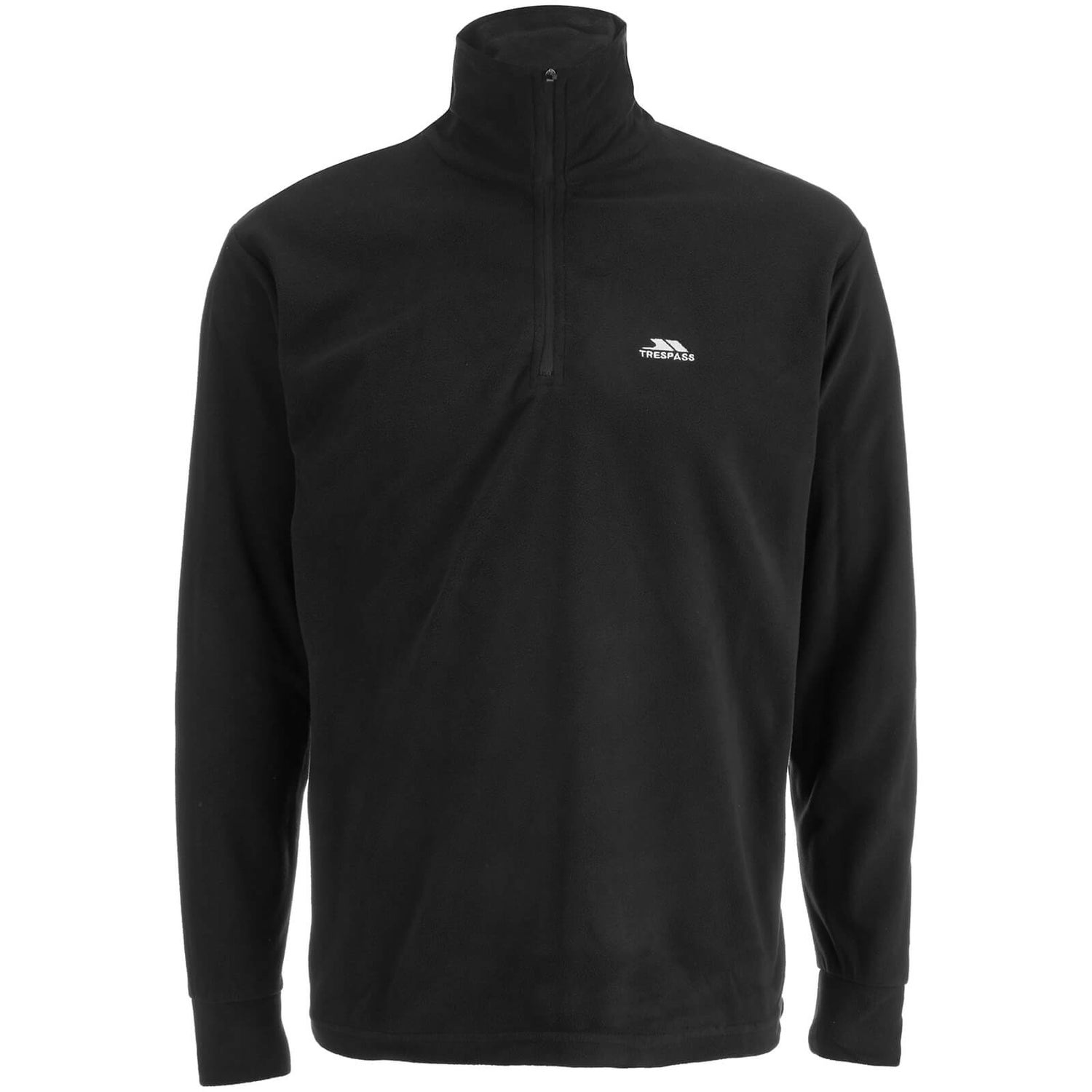 Trespass Men s Masonville Half Zip Fleece Jumper Black Mens Clothing Zavvi Ireland