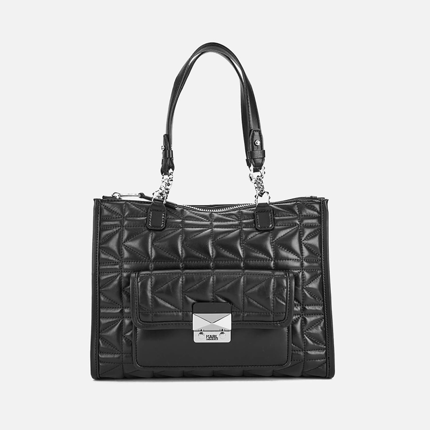 Karl Lagerfeld Women s K Kuilted Tote Bag Black TheHut