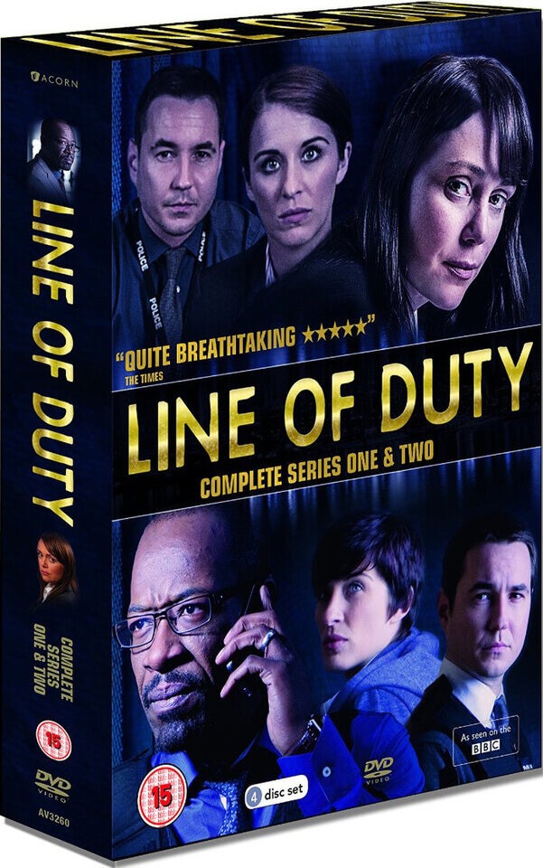 Line of Duty Series (Re-Release) DVD Zavvi UK