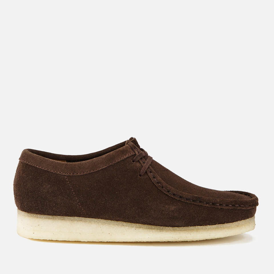 Clarks Originals Men's Wallabee Shoes Dark Brown Suede FREE UK