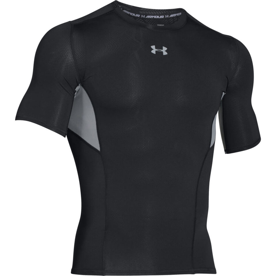 Under Armour Men's HeatGear CoolSwitch Compression Short Sleeve Shirt -  Black