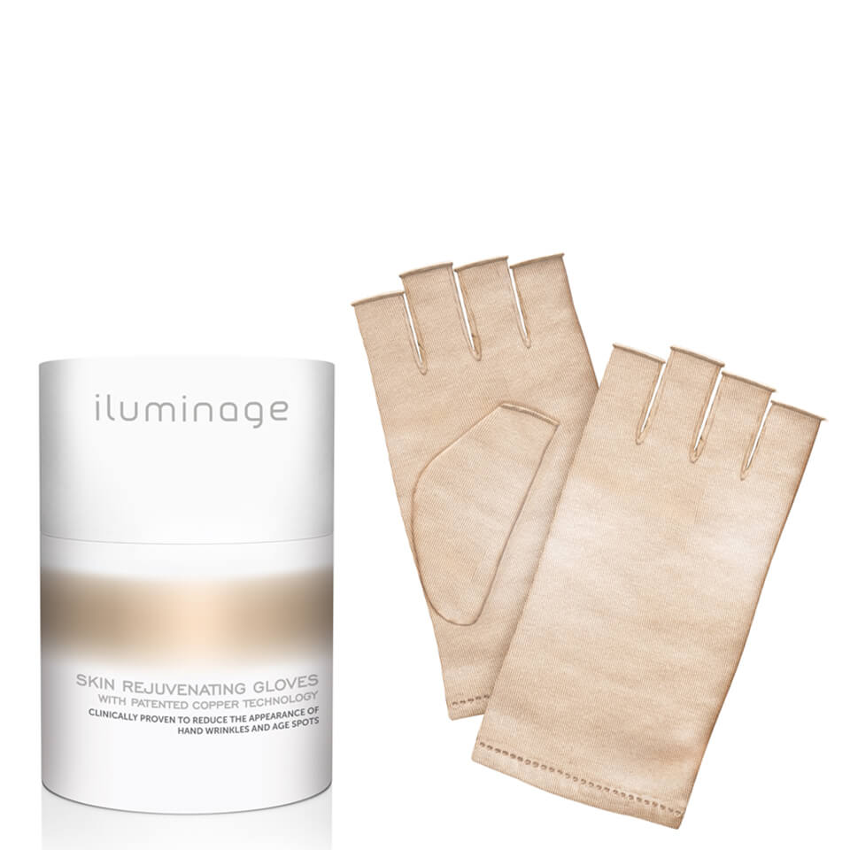Iluminage Skin Rejuvenating Gloves with Anti-Aging Copper Technology - M/L