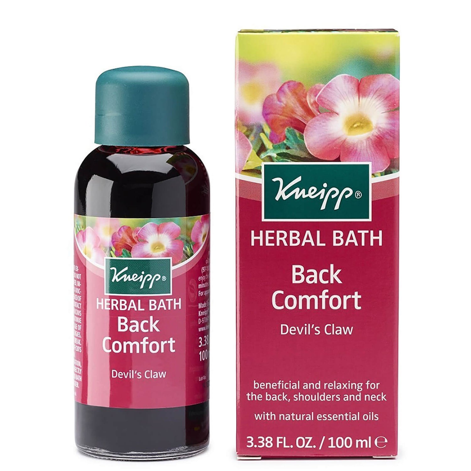 Kneipp Back Comfort Herbal Devil's Claw Bath Oil (100ml) LOOKFANTASTIC