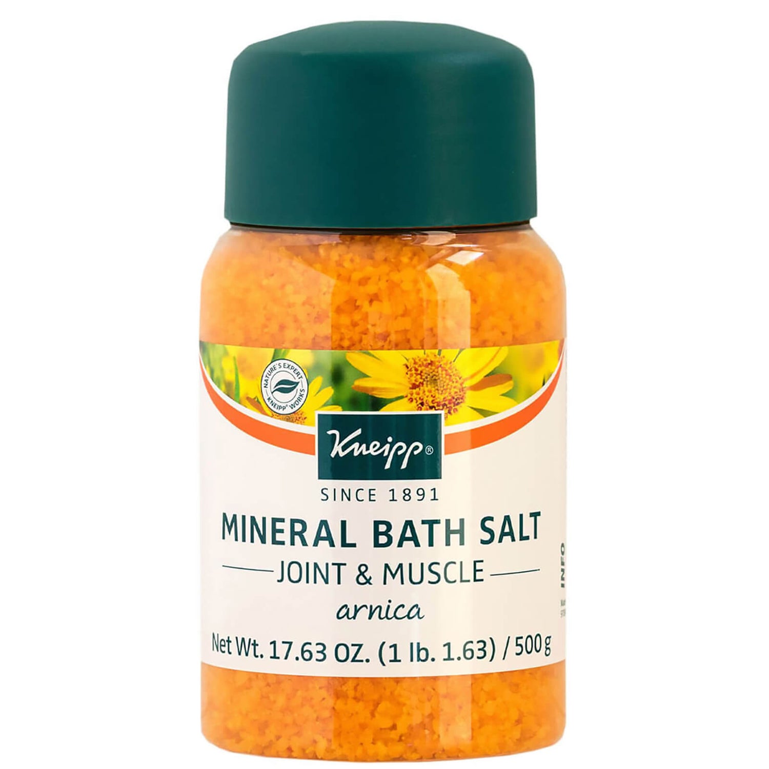 Kneipp Joint and Muscle Arnica Bath Salts (500g) LOOKFANTASTIC