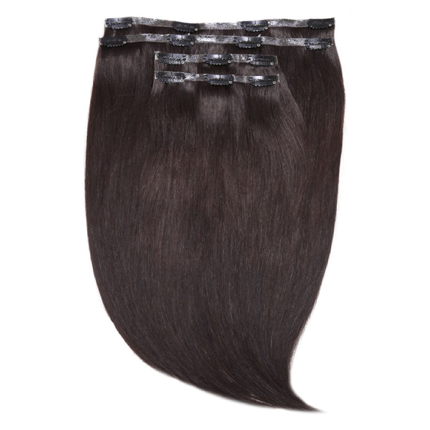 Beauty Works Jen Atkin InvisiClipIn Hair Extensions 18" Ebony Black