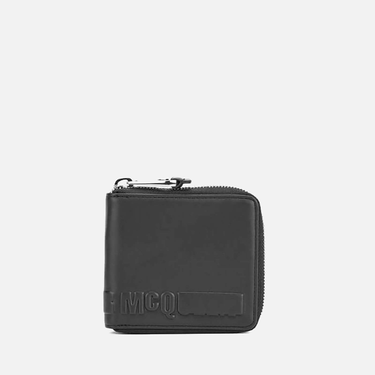 McQ Alexander McQueen Men s Zip Around Wallet Black