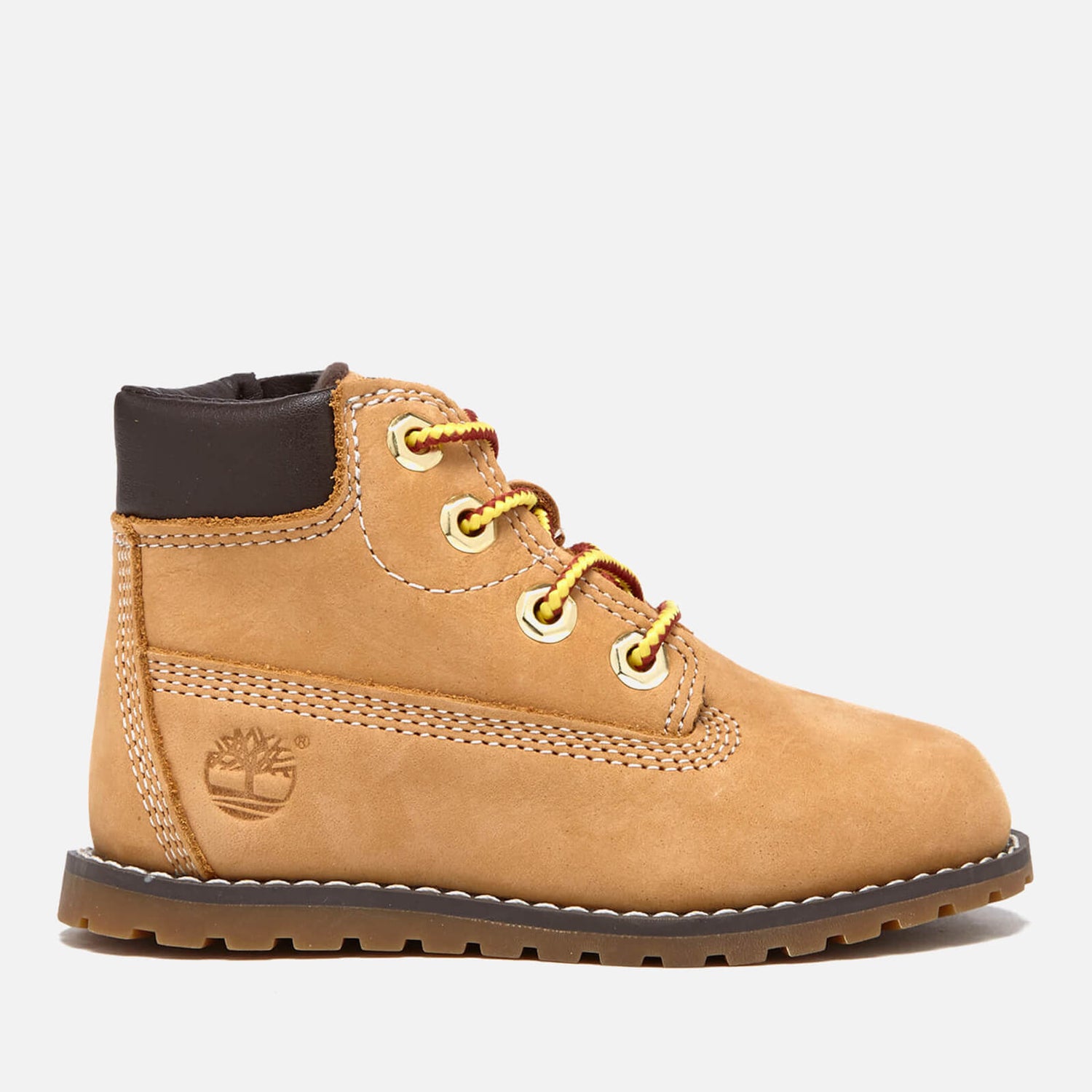 Timberland Toddler's Pokey Pine Size Zip Lace Up Boots - Wheat - UK 5 Toddler