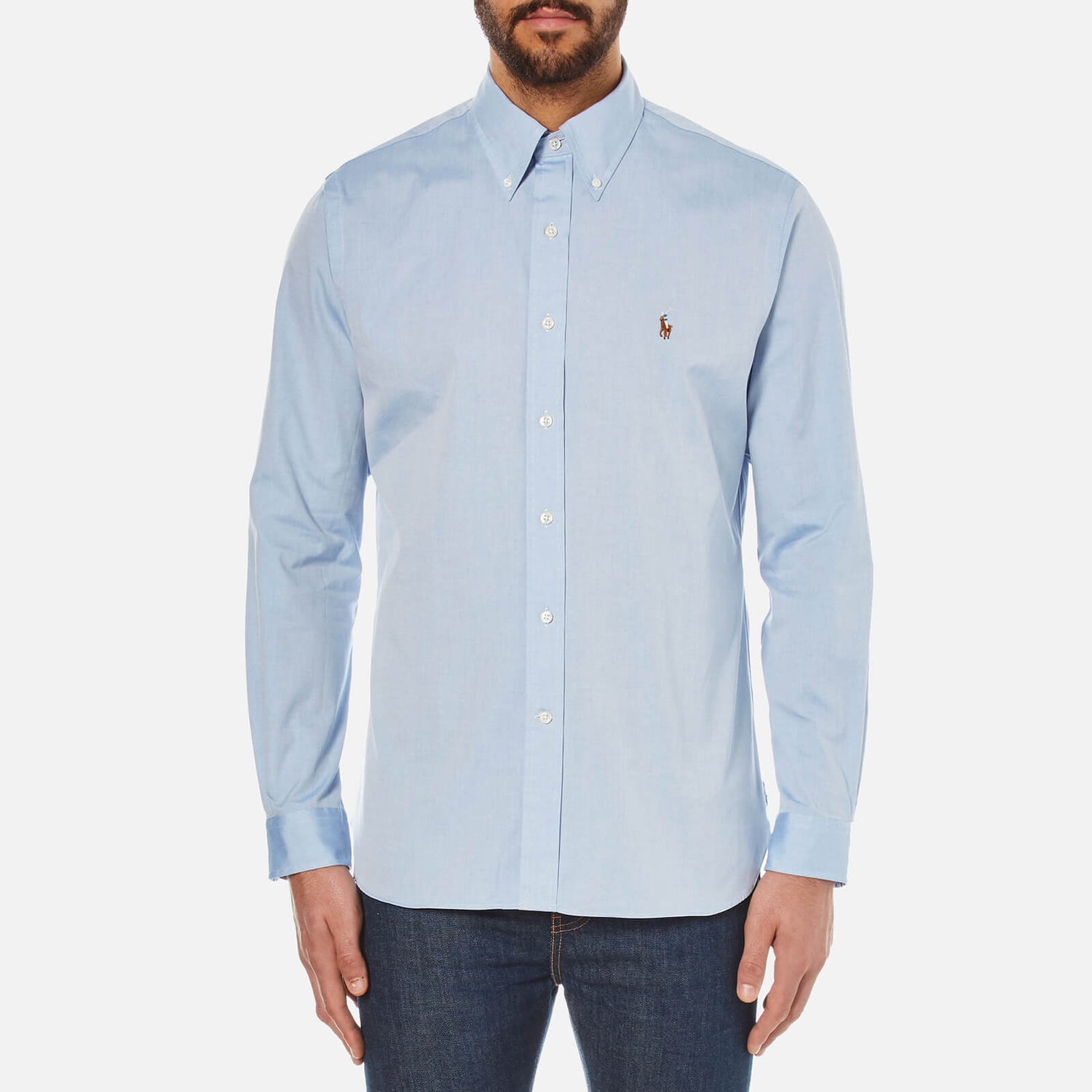 Polo Ralph Lauren Men's Custom Fit Button Down Pinpoint Oxford Shirt ...