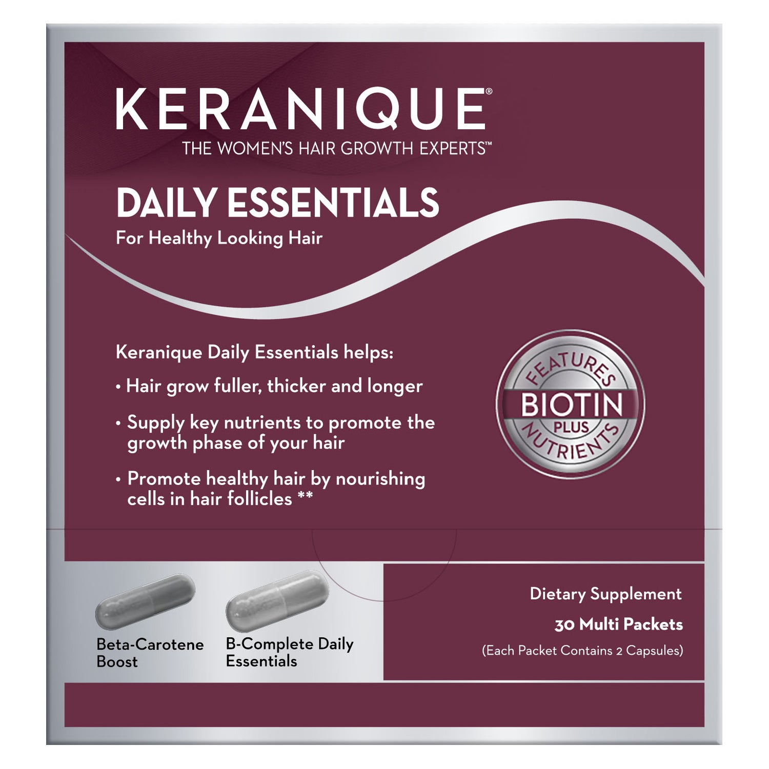 Keranique Daily Essential Supplements lookfantastic 台灣站