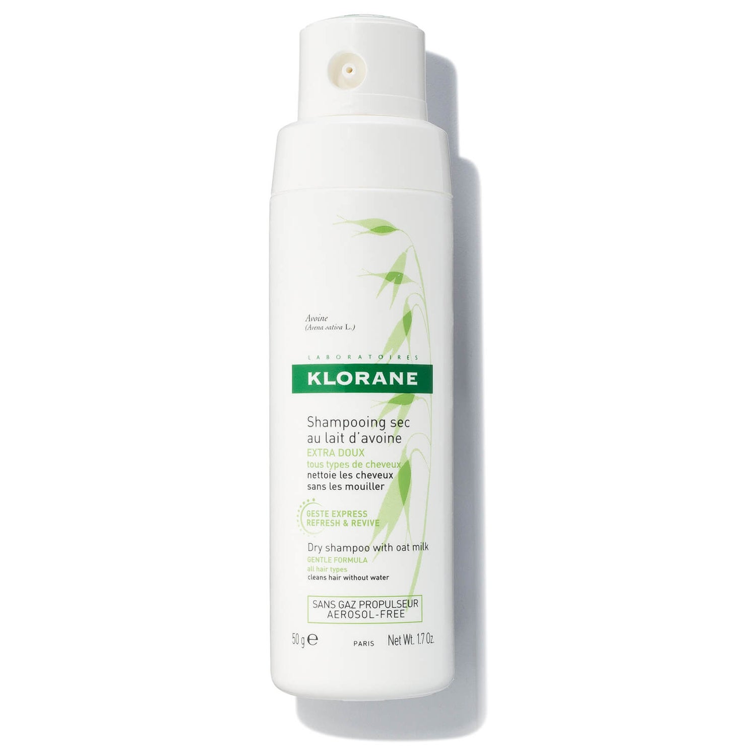 KLORANE Dry Shampoo with Oat Milk - Non Aerosol 50g/1.7oz