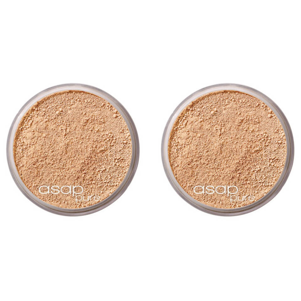 2 x asap Pure Mineral Makeup - One 8g