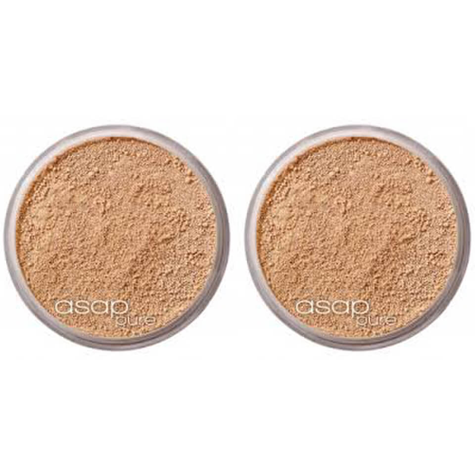 2 x asap Pure Mineral Makeup - Two 8g