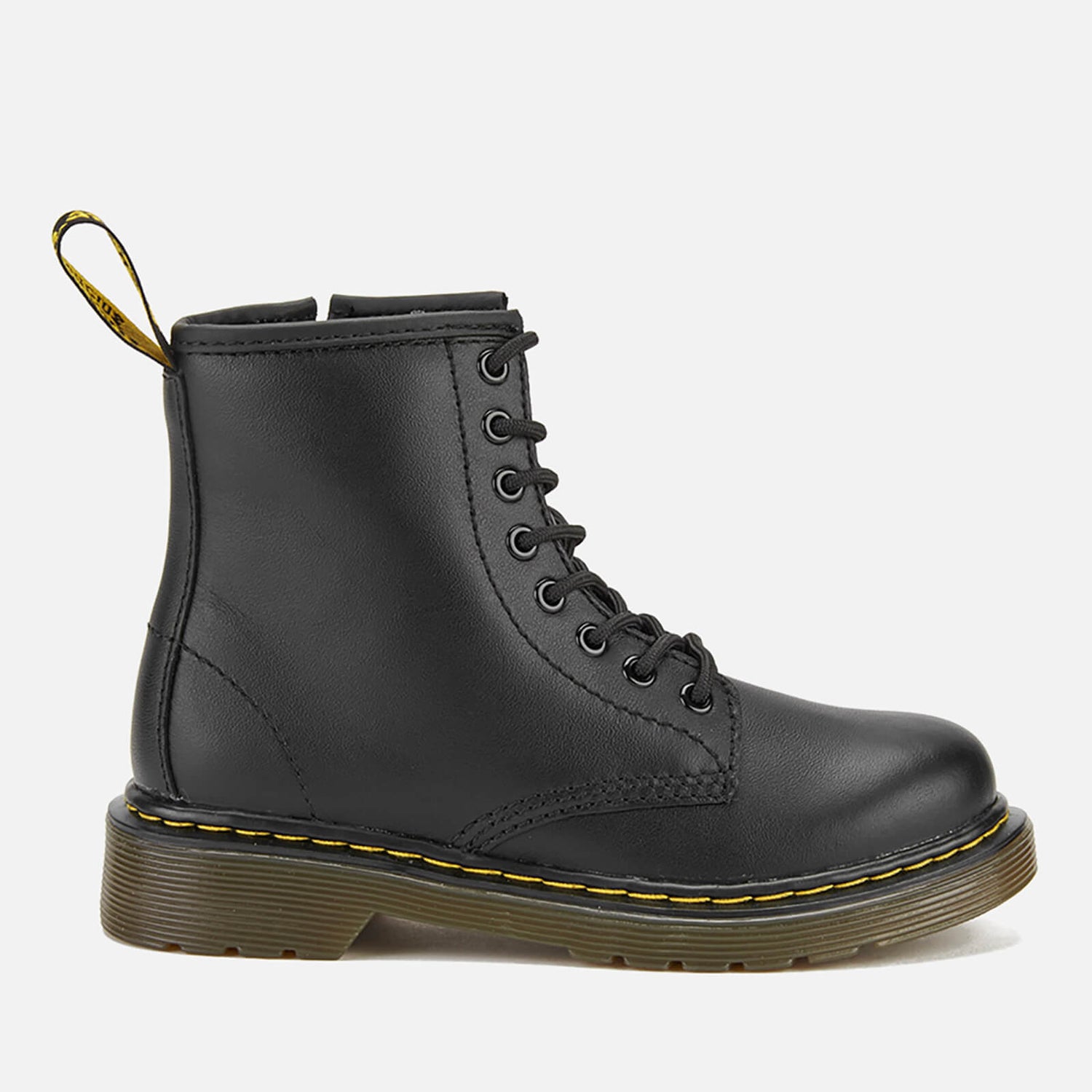 Dr. Martens Kids' 1460 Softy Leather Lace-Up Boots - Black