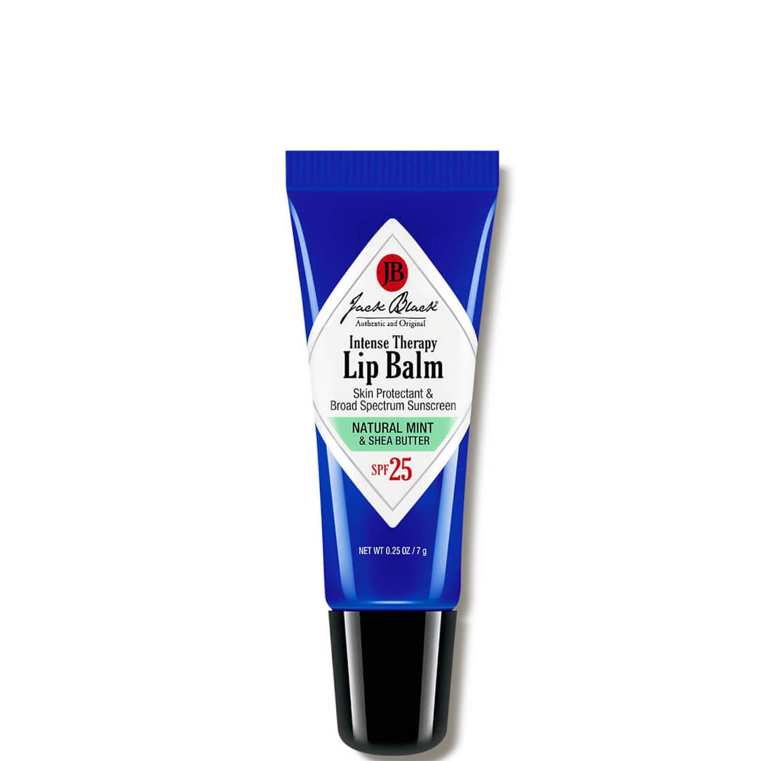 Jack Black Intense Therapy Lip Balm SPF 25 Natural Mint Shea Butter