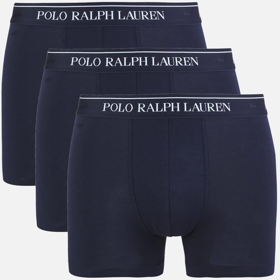 Polo Ralph Lauren Men's 3-Pack Cotton Trunks - Cruise Navy - S