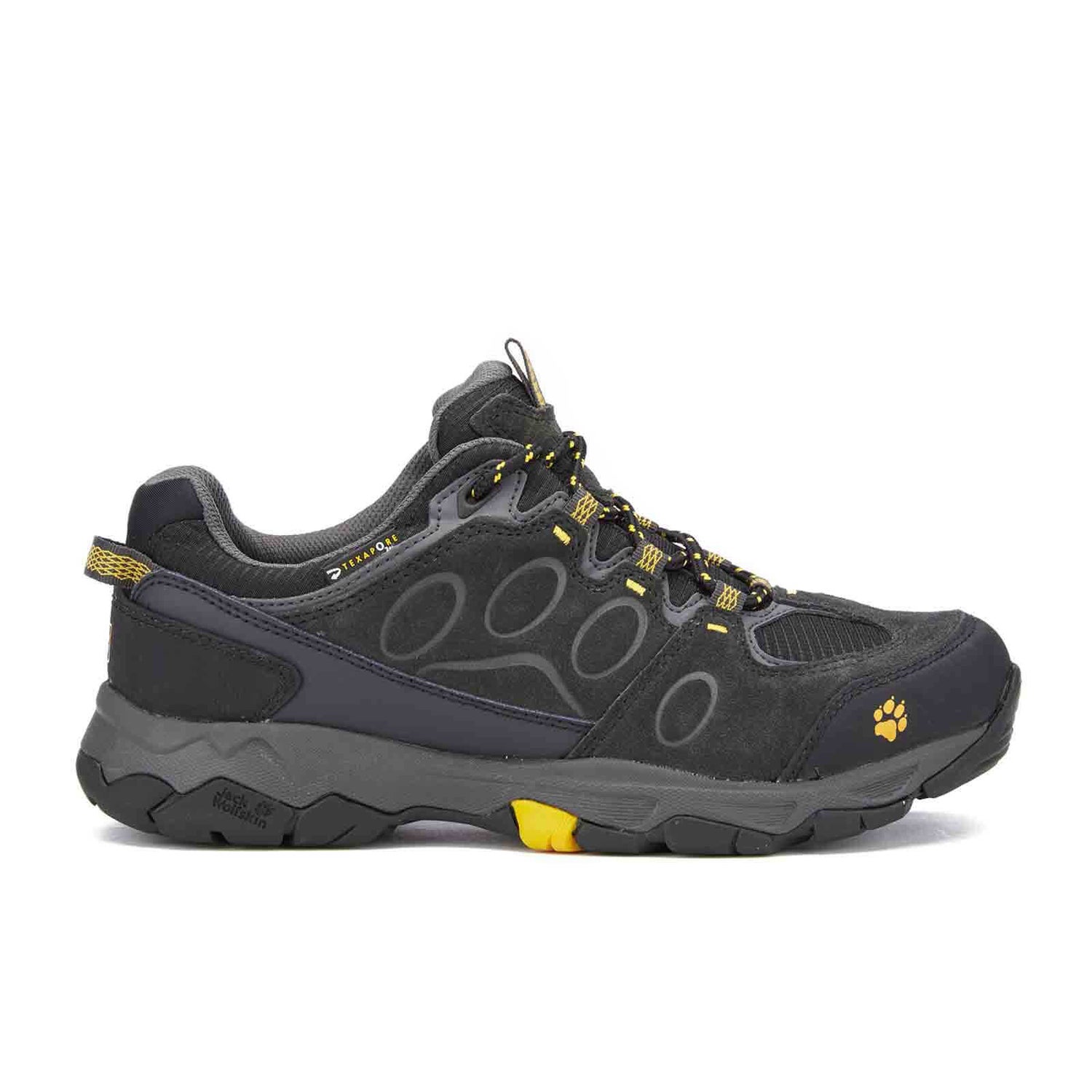 Jack Wolfskin Men s Mountain Attack 5 Texapore Low Trainers Burley Yellow TheHut