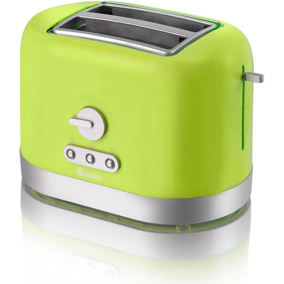 Swan ST10020LIMN 2 Slice Toaster Lime