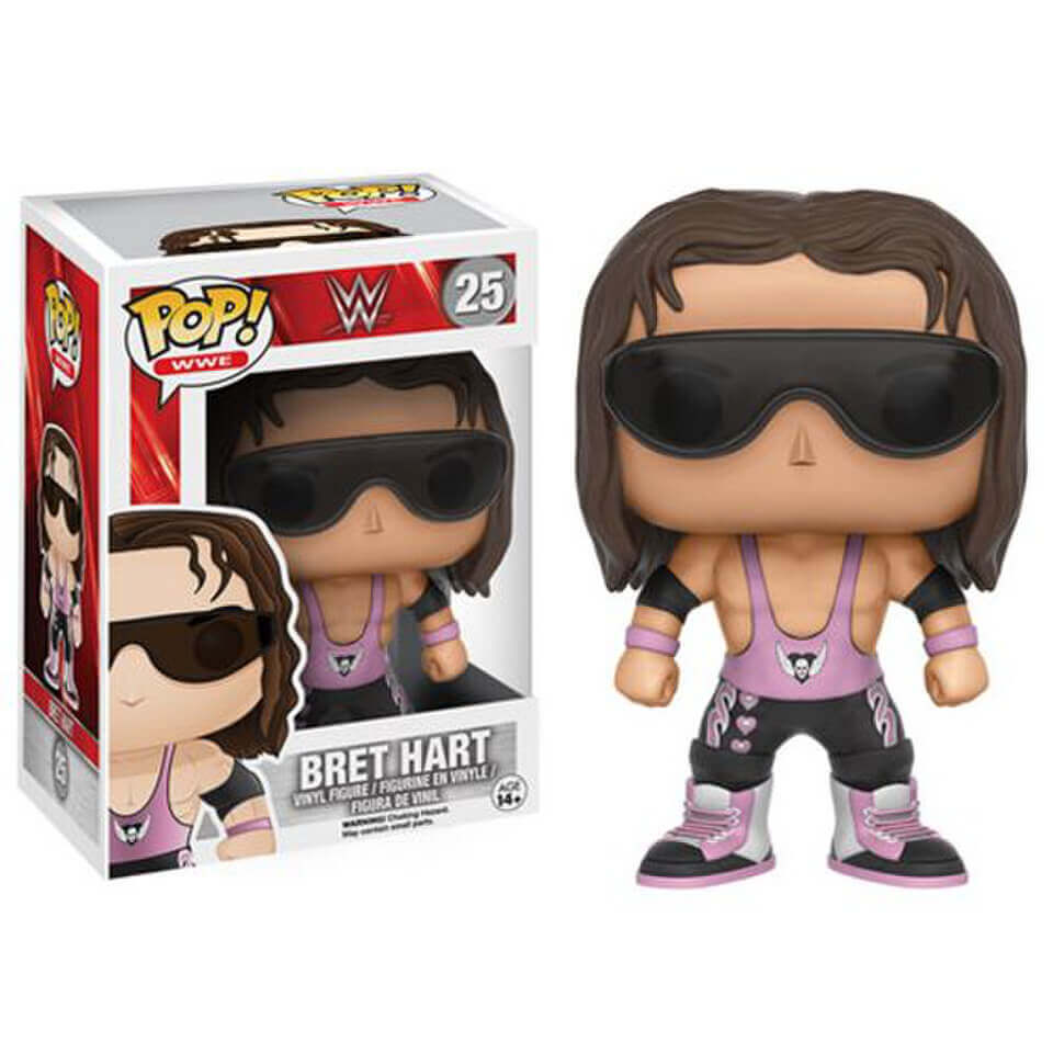 Bret hart funko pop new arrivals