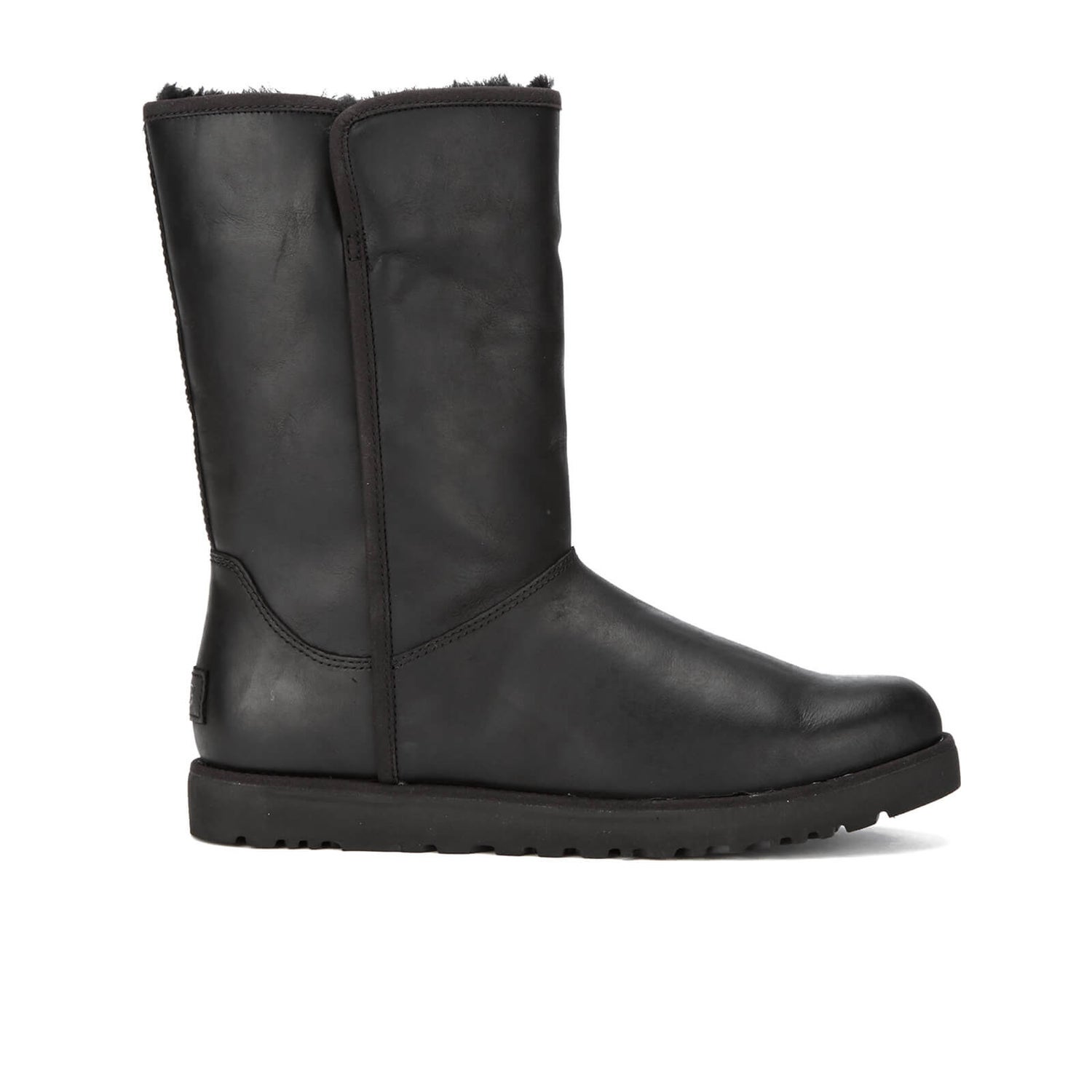 UGG Women's Michelle Leather Classic Slim Sheepskin Boots - Black ...