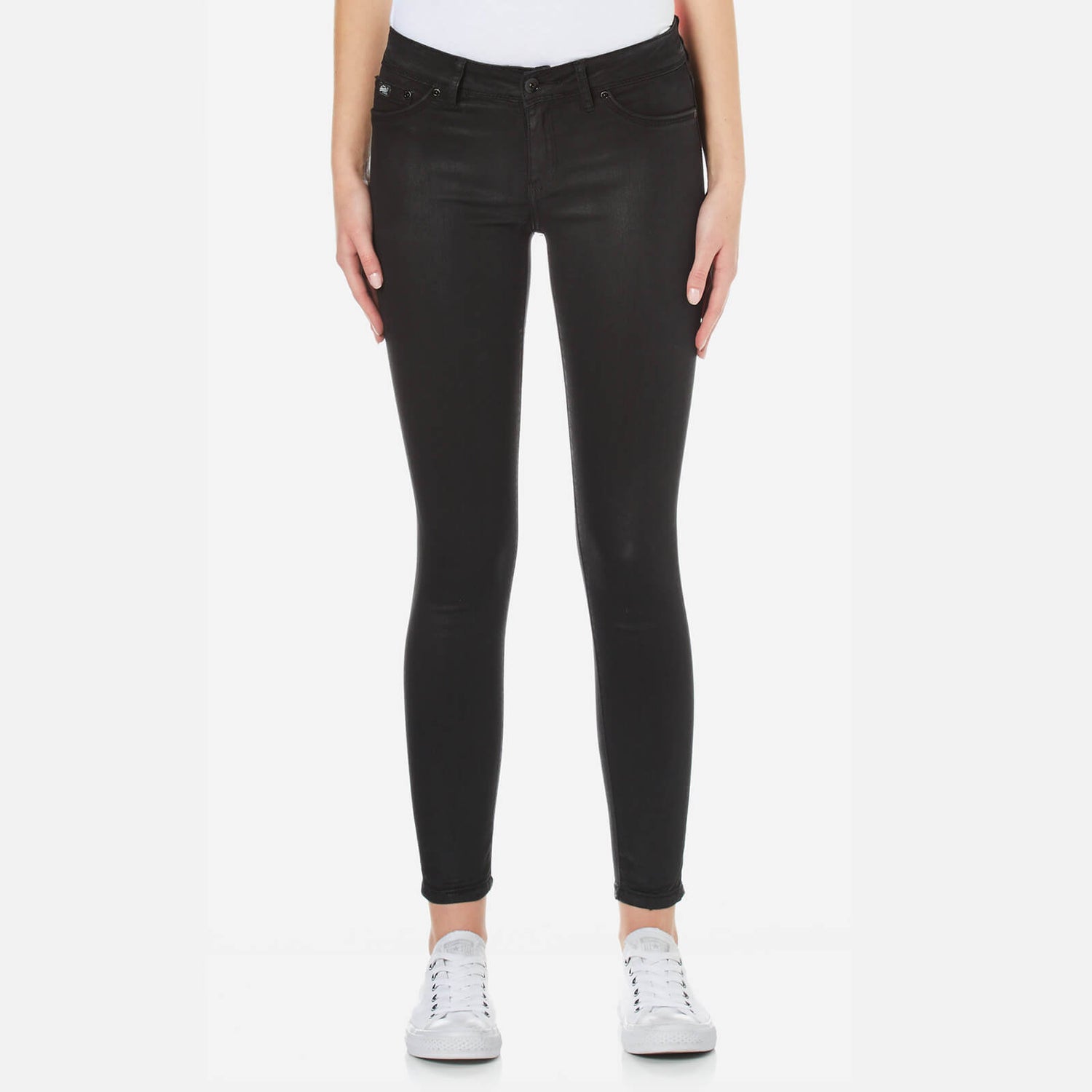 Superdry Women s Alexia Jegging Jeans Coated Black TheHut