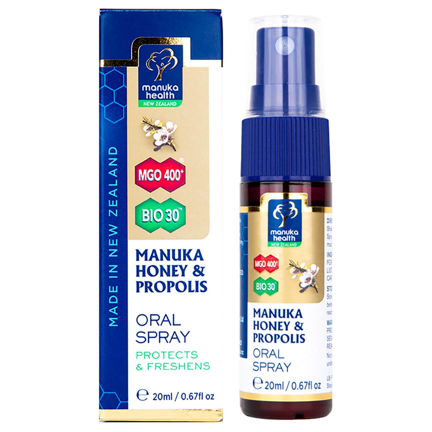 Manuka Health Propolis and MGO 400 Manuka Honey Throat Spray 20 ml