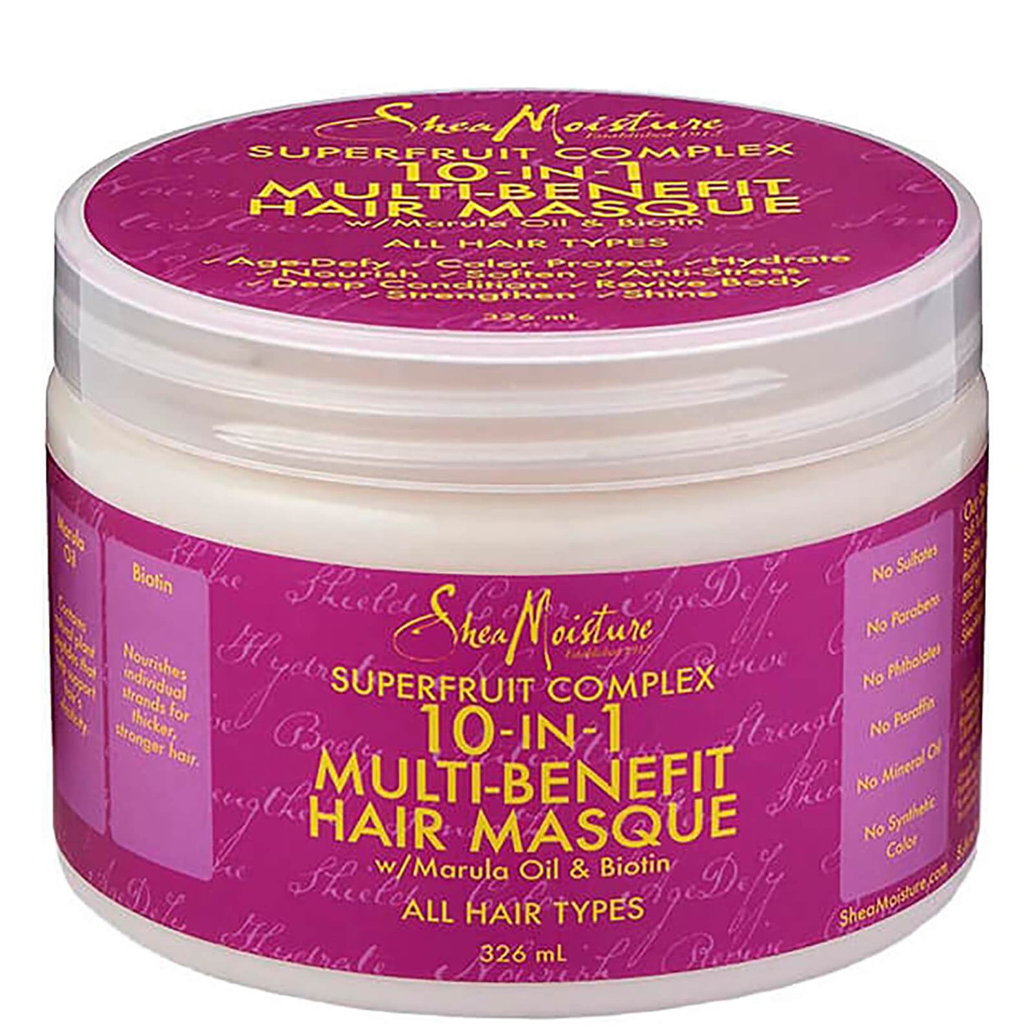 Shea Moisture Superfruit Complex 10 In 1 Renewal System Hair Masque 355ml Lookfantastic