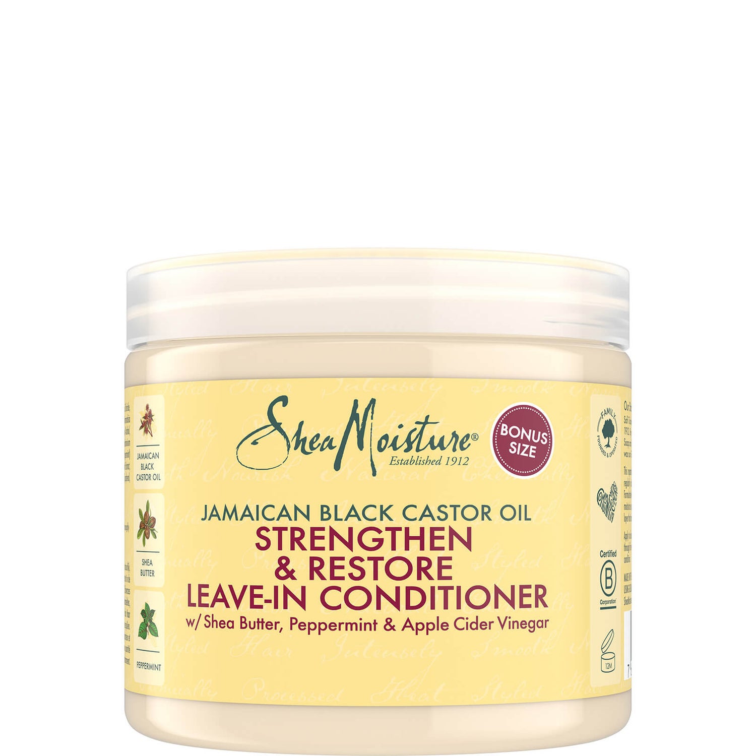 Shea Moisture Jamaican Black Castor Oil Strengthen, Grow & Restore LeaveIn Conditioner 431ml
