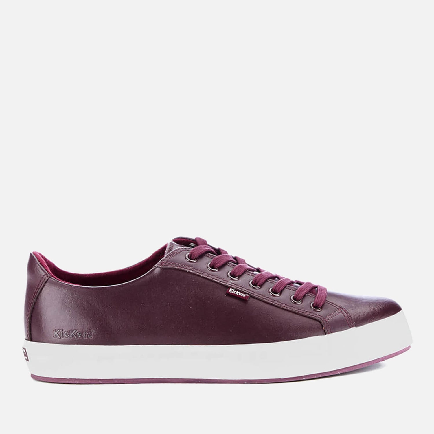 Mens red leather trainers 2025
