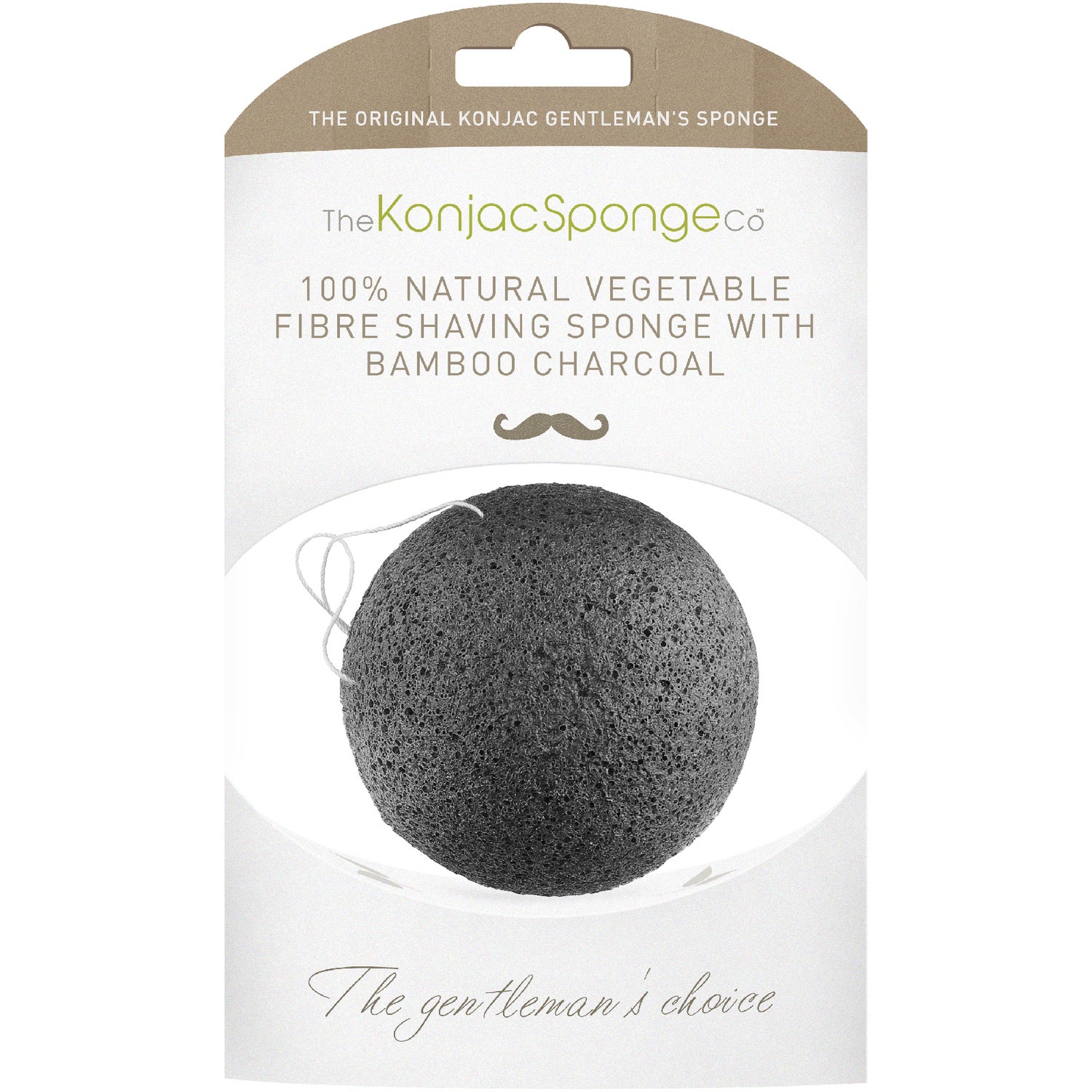 The Konjac Sponge Company Gentlemen's Shaving Sponge with Bamboo