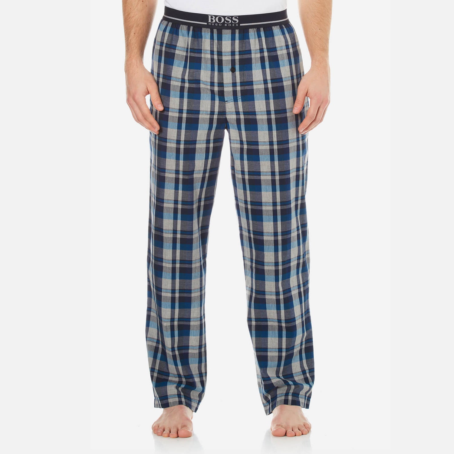 BOSS Hugo Boss Men's Long Pyjama Pants Blue