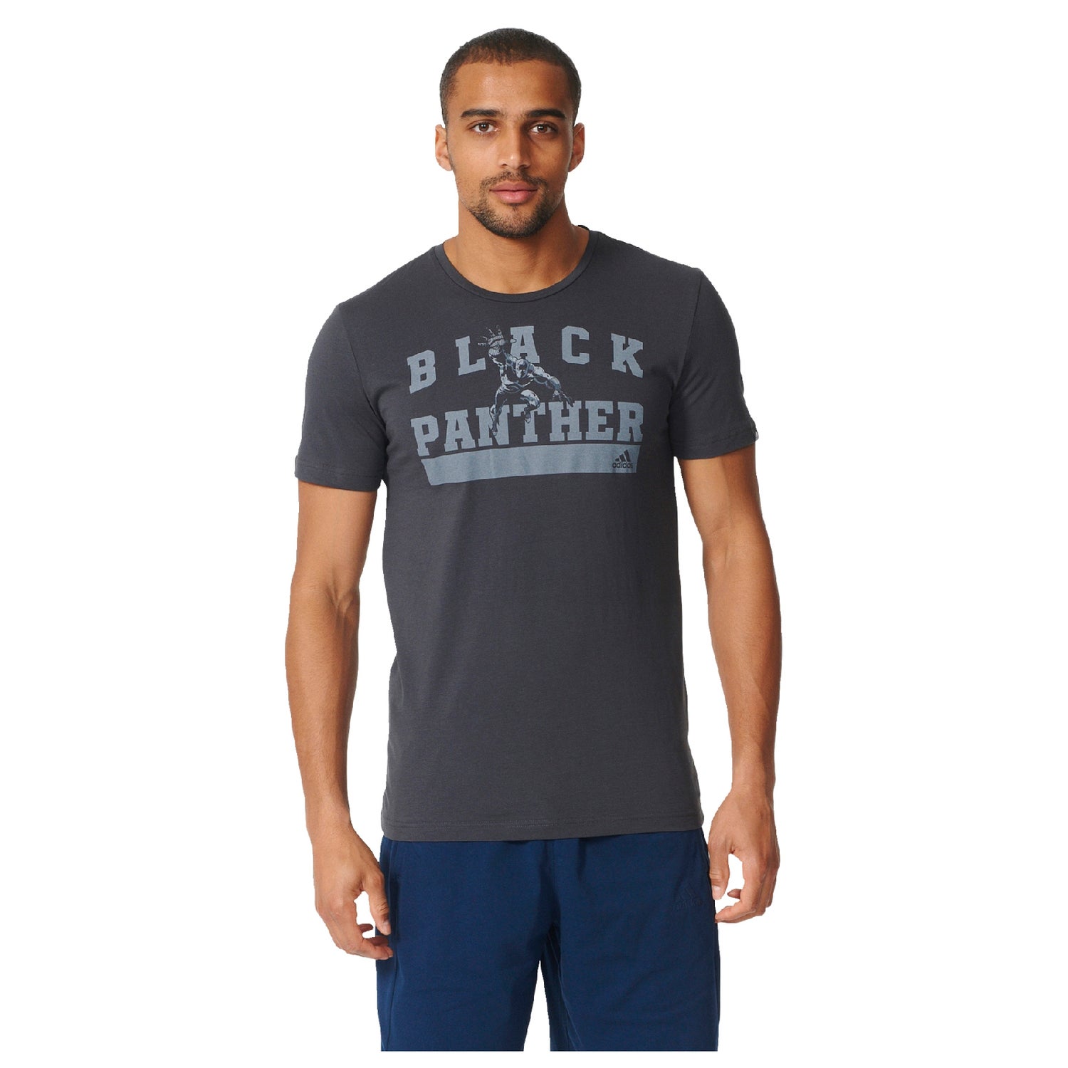 adidas Men's Black Panther Training T-Shirt - Black | TheHut.com