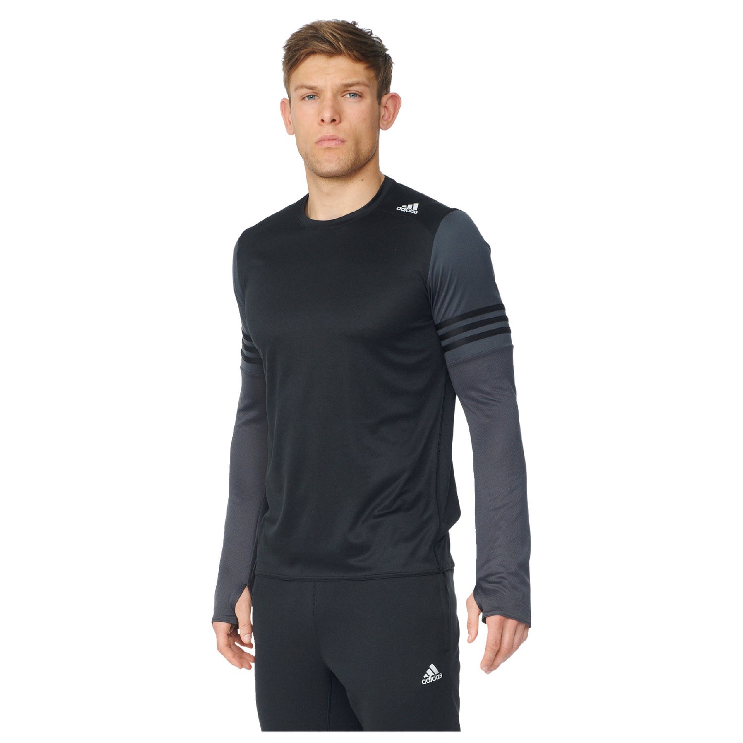 Adidas response long sleeve t shirt mens discount
