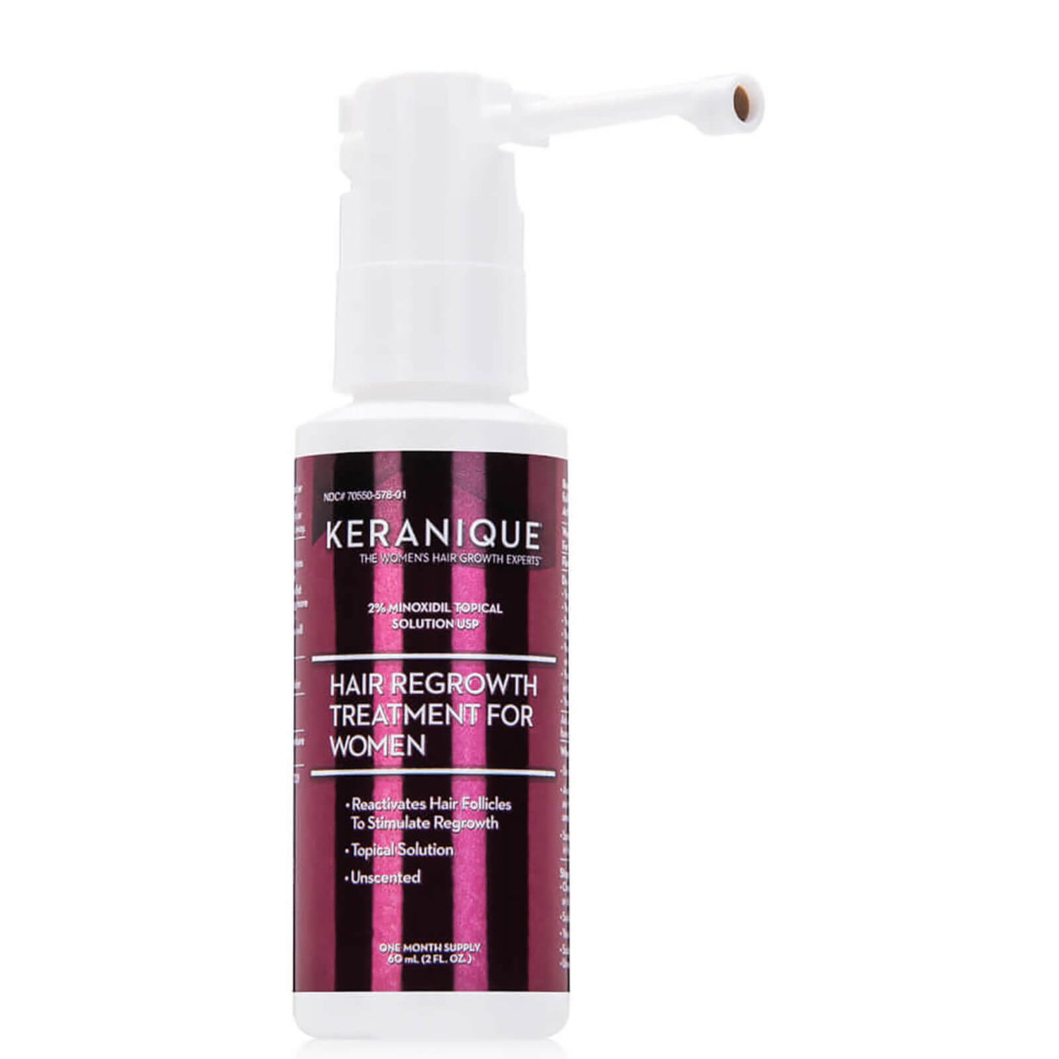 Keranique Hair Regrowth Treatment with Extended Nozzle Sprayer