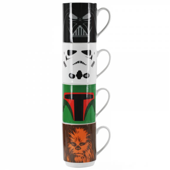 Star wars stacking mugs clearance