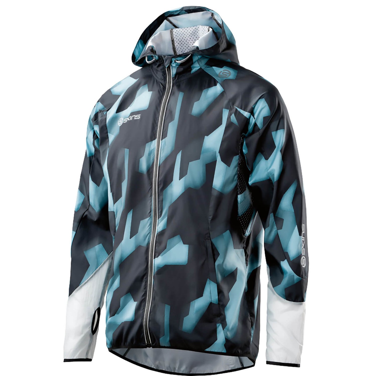 Skins Plus Men s Gravity Packable Jacket Glitch Camo TheHut