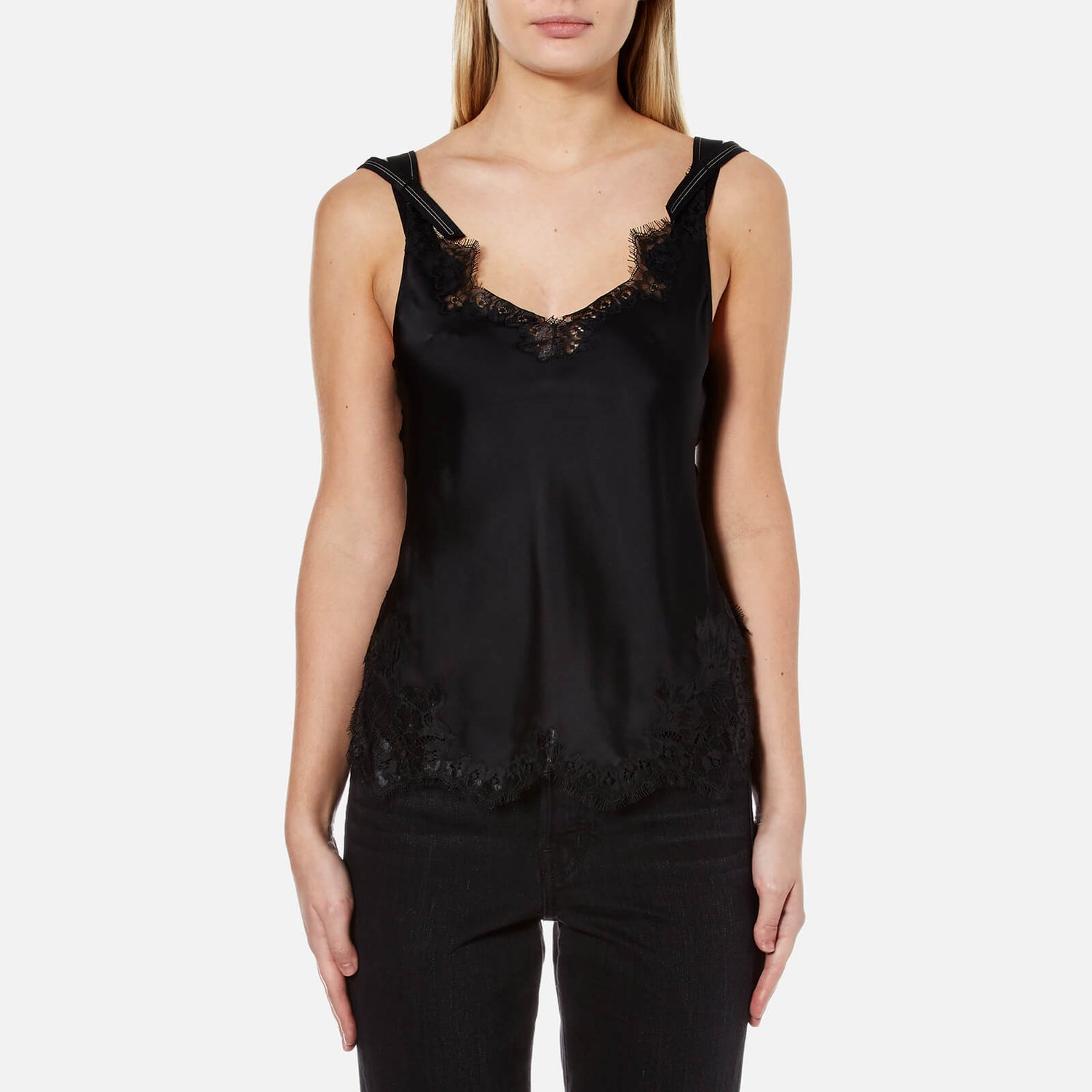 Helmut Lang Women S Lace Slip Top Sandstorm Free Uk Delivery Available