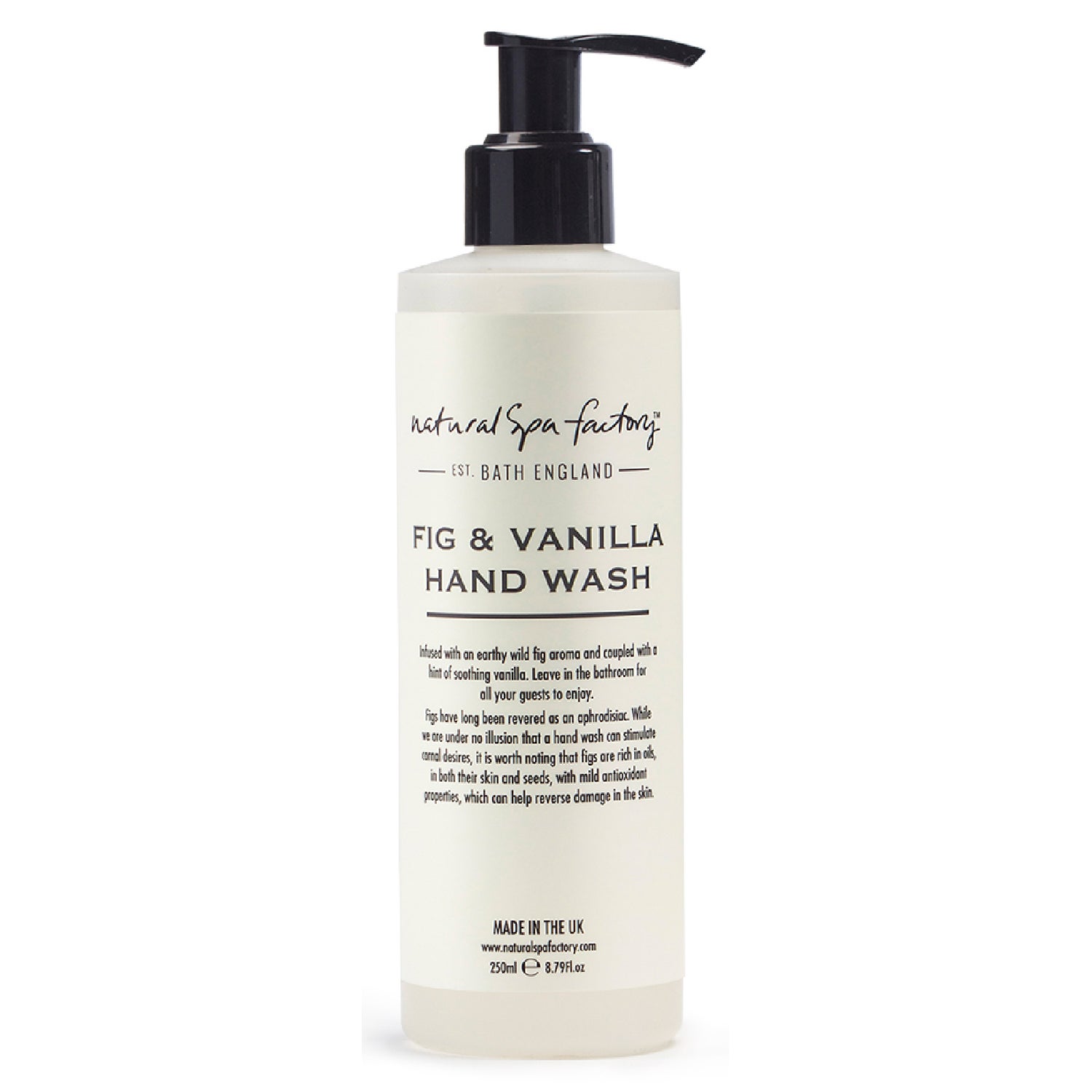Natural Spa Factory Fig and Vanilla Hand Wash - LOOKFANTASTIC