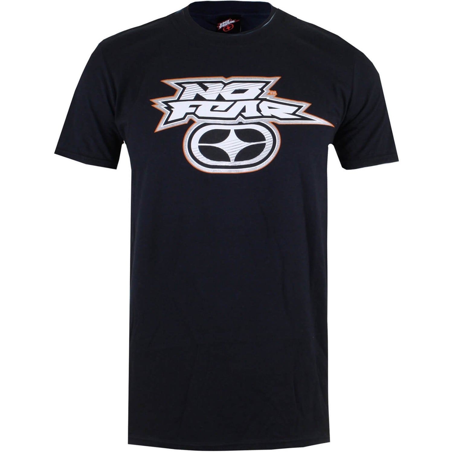 No Fear Men s Reflective Logo T Shirt Black Mens Clothing Zavvi Ireland