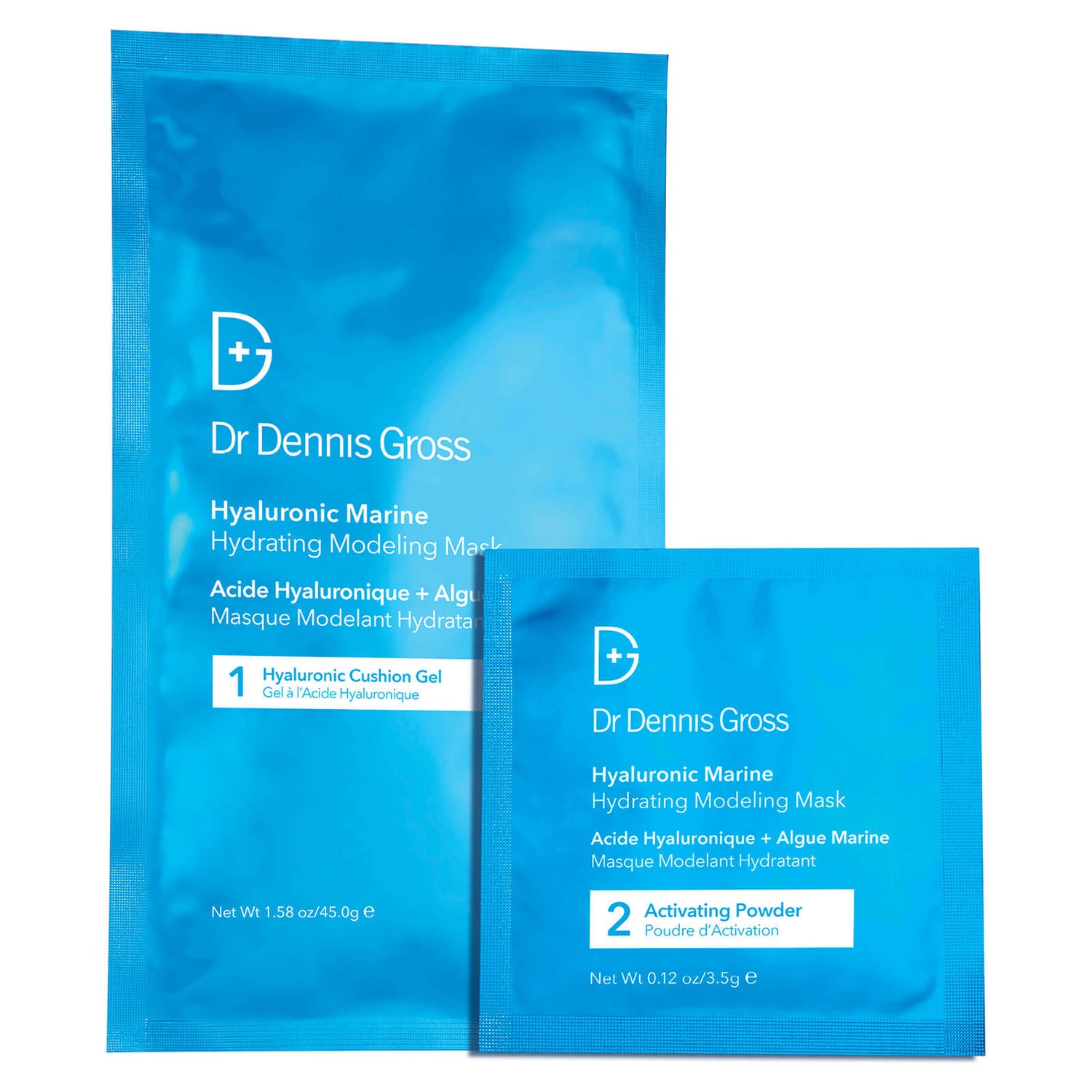 Dr Dennis Gross Skincare Hyaluronic Marine Hydrating Modeling Mask (Pack of 4)