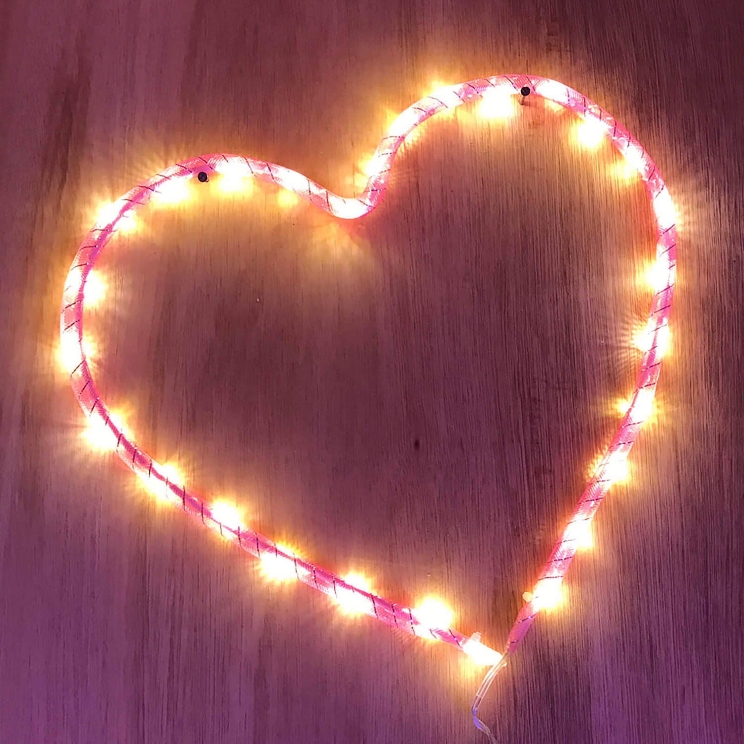 Nylon Heart Light Battery Operated Gifts Zavvi US