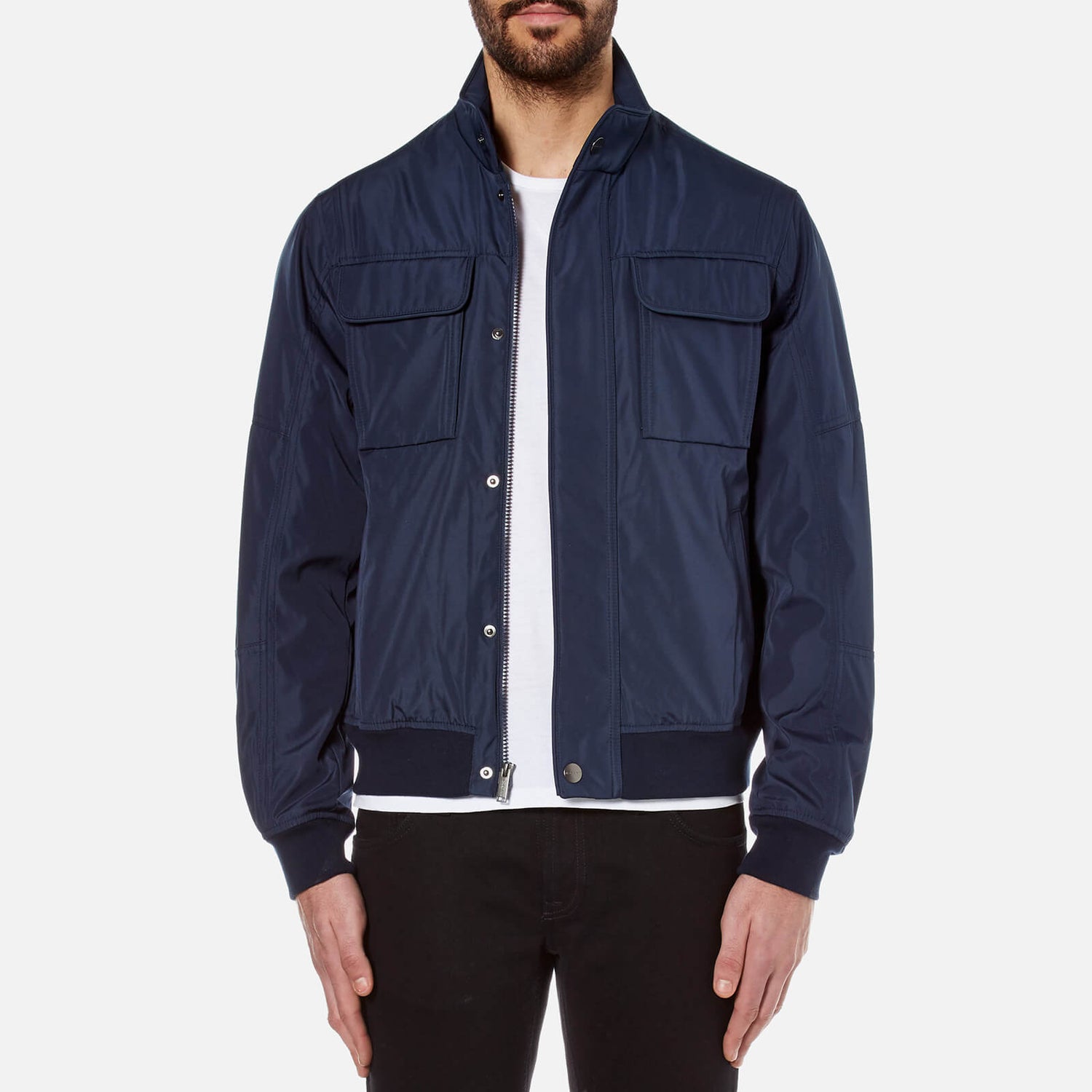 Michael Kors Men s Ea1 Hybrid Bomber Jacket Midnight TheHut